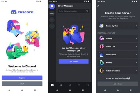 Регистрация и создание сервера на Discord