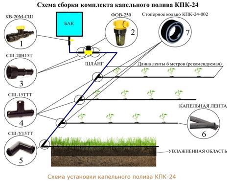 Регулировка капельного полива