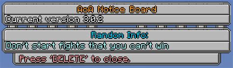 Резюме: Удалите aoa notice board и наслаждайтесь игрой без проблем!