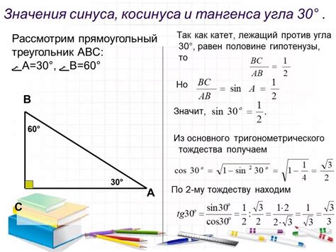 Рекомендации и способы использования вычисления синуса через тангенс