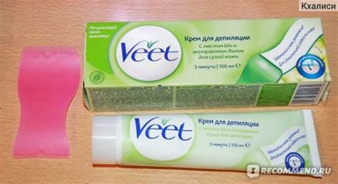 Рекомендации по использованию депиляционного крема Veet