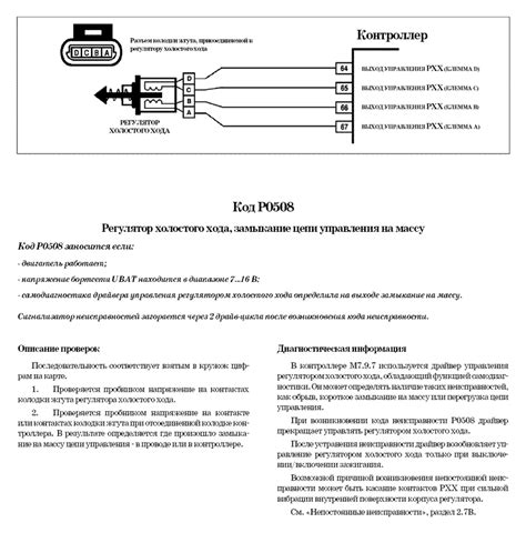 Рекомендации по проверке РХХ на ВАЗ 2112