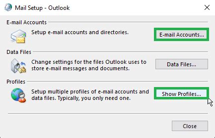 Решение проблем с работой Outlook