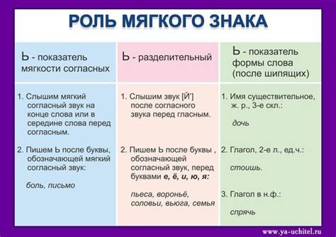 Роль мягкого знака в поэзии