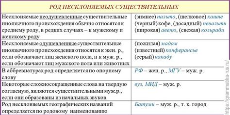 Роль одушевленности в определении рода существительного