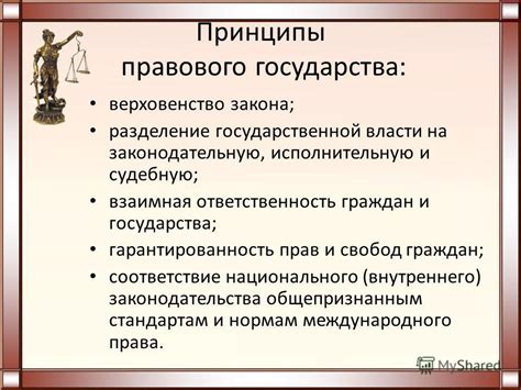 Роль правового государства в защите прав и свобод граждан