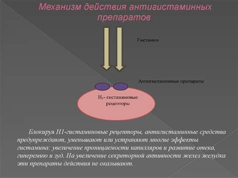 Роль противоаллергических препаратов