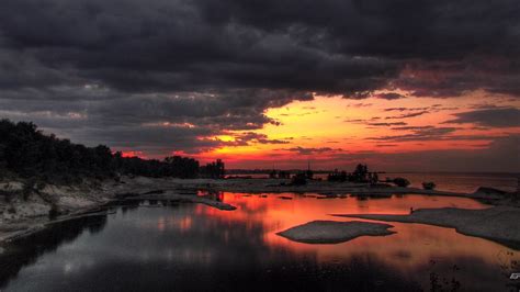 Романтика красного заката