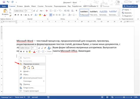 Руководство: вставка Word в Word без изменений