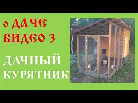 Сборка и установка курятника