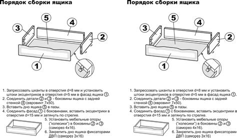 Сборка основного корпуса ящика