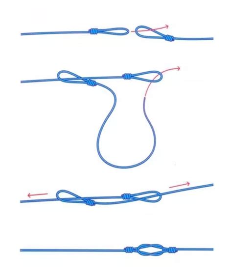 Сверните конец лески в петлю