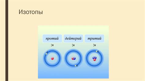 Свойства изотопов