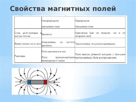 Свойства магнитных полей