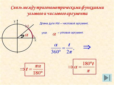 Связь между тригонометрическими функциями