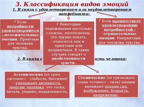 Связь эмоций с проявлением дрожаний