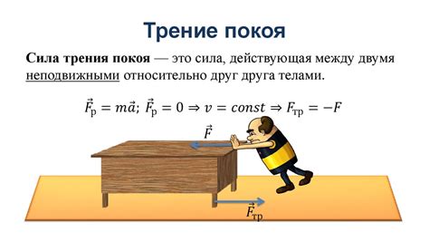 Сила трения: определение и значение