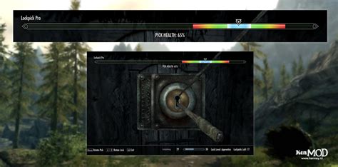 Скачайте и установите мод "Lockpick Pro" для Skyrim