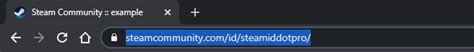 Скопируйте свой Steam ID из URL адресной строки