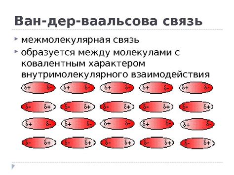 Слабая межмолекулярная взаимодействия