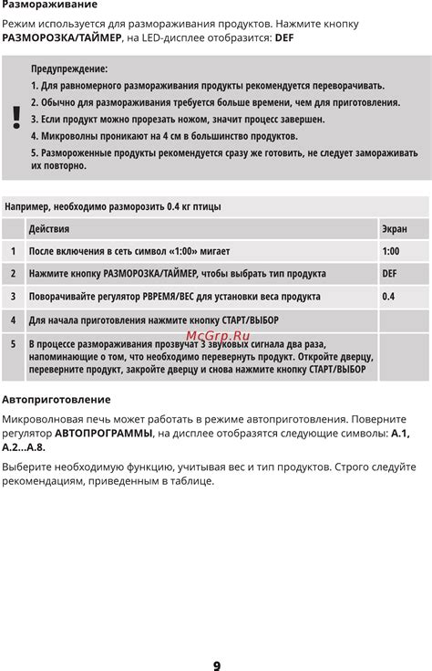 Следуйте рекомендациям по температуре и продолжительности процесса