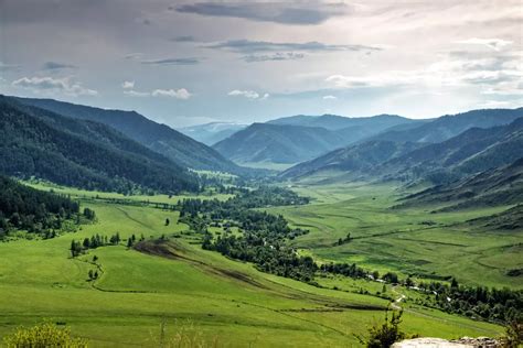 Сложный географический ландшафт