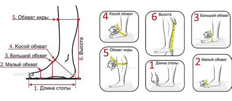 Снятие мерок для точного размера обуви