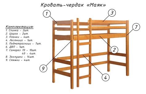 Соберите основу кровати