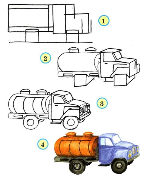 Советы для рисования грузовой машины