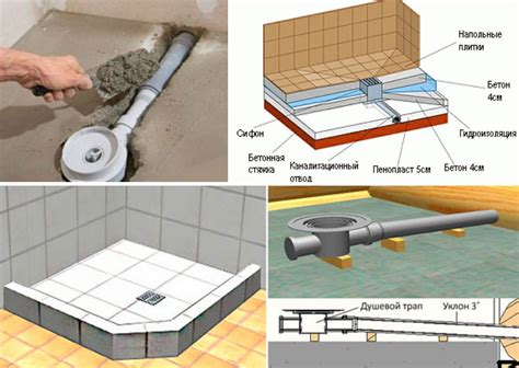 Советы для установки душевой сливки в полу