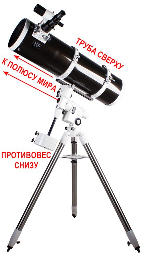 Советы по использованию экваториальной монтировки телескопа