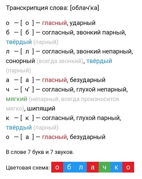 Советы по правильной записи слова "облачко"