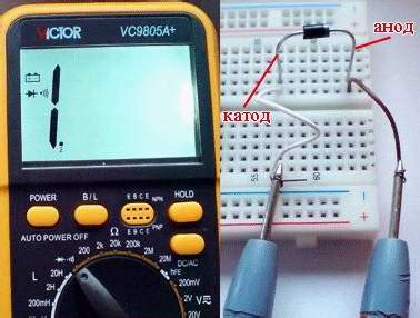 Советы по правильной проверке диода тор 2
