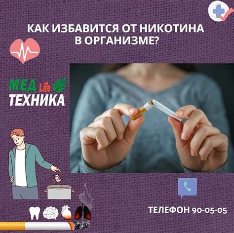 Советы по снижению уровня никотина в организме