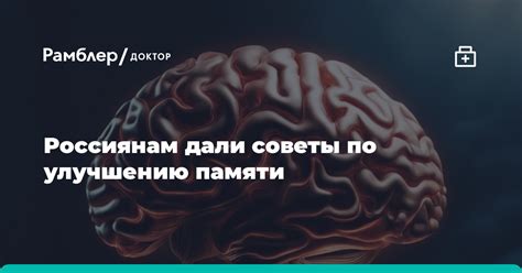 Советы по улучшению памяти от Лайзы Дженова