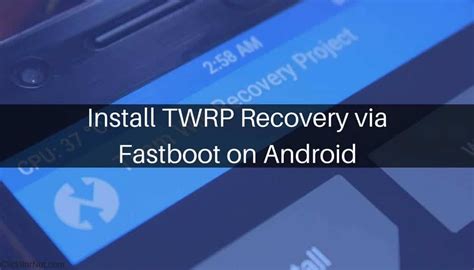 Совместимость устройства с TWRP Recovery