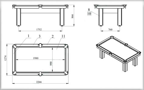Создание бильярдного стола