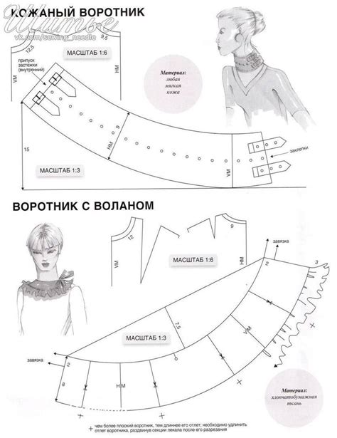 Создание выкройки для стойки воротника