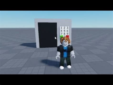 Создание двери с замком в Roblox Studio: инструкция