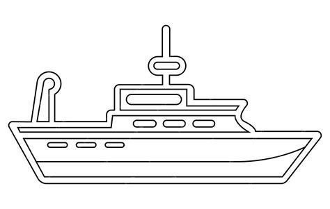 Создание общего контура корабля