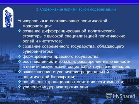 Создание политической структуры