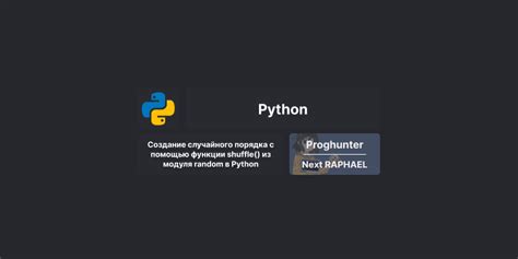 Создание случайного массива в Python: руководство с примерами