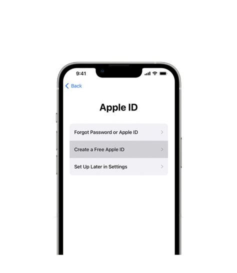 Создание учетной записи Apple ID для использования iMessage