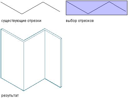 Создание 3D стен из линий