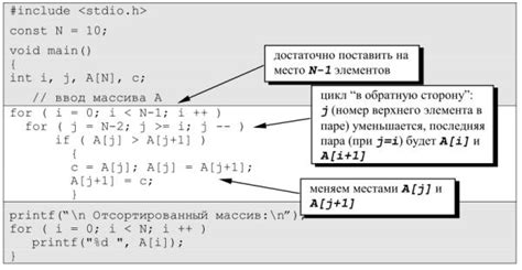 Сортировка пузырьком