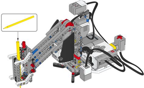 Составляющие Lego EV3 робота-художника