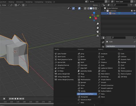 Сохранение работы в Blender