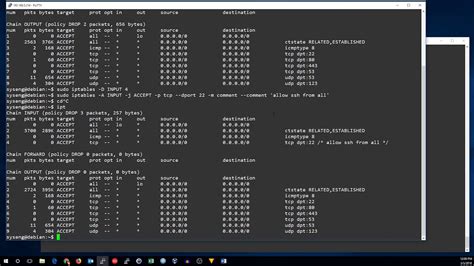 Сохранение текущей конфигурации iptables