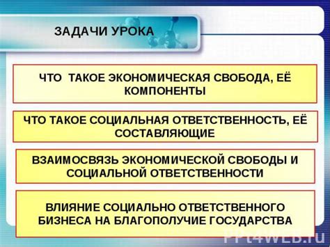 Социальная ответственность и влияние