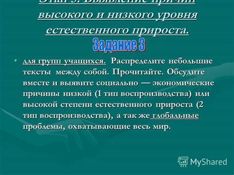 Социально-экономические причины высокого естественного прироста